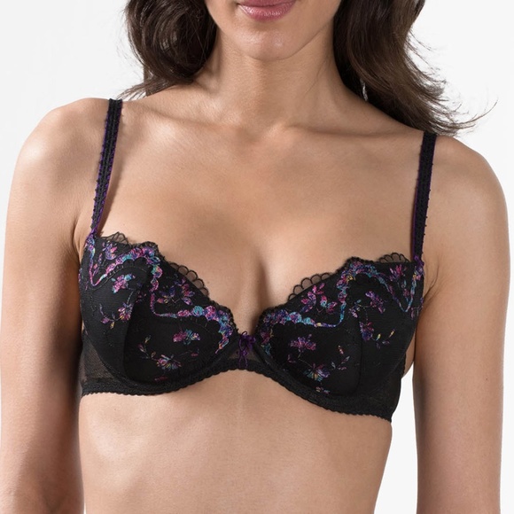 AUBADE Femme Romantique push-up embroidered bra 32C - Picture 6 of 7